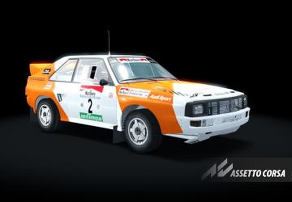 GRAVEL Audi Sport quattro grBверсия Rally Gravel by GR.TEAM 1.0 для Assetto Corsa