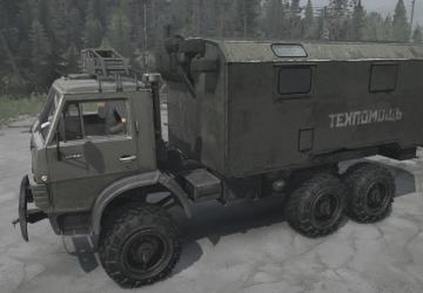КамАЗ-4310 Off-roadверсия 09.07.20 для Spintires: MudRunner (v14.08.19)