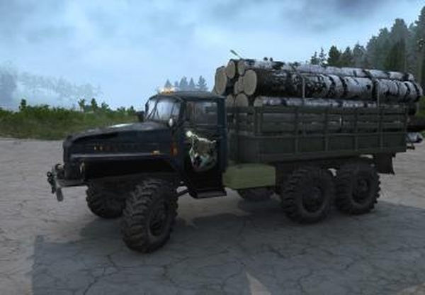 Текстура Урал-375 «Ночной охотник»версия 30.06.20 для Spintires: MudRunner (v10.06.19)