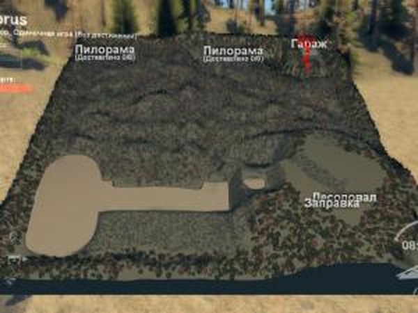 Карта «Эльбрус»версия 09.10.17 для SpinTires (v03.03.16)