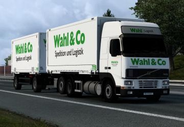 Swap Body Addon For Volvo FHI by Luninверсия 1.2 для Euro Truck Simulator 2 (v1.45.x, 1.46.x)