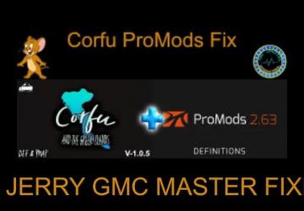 Фикс для соединения Promods и Corfu & The Greek Islandsv1.0 для Euro Truck Simulator 2 (v1.46.x)