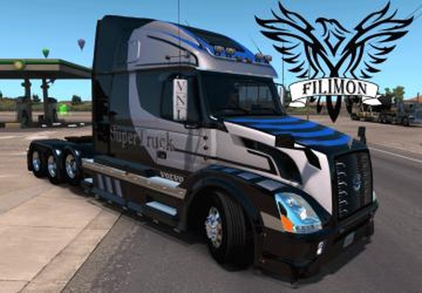 Super Truckверсия 1.0 для American Truck Simulator (v1.28.x, - 1.30.x)