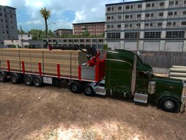 Reworked Brick Trailer [ATS]версия 1.0.4 для American Truck Simulator (v1.30.x)