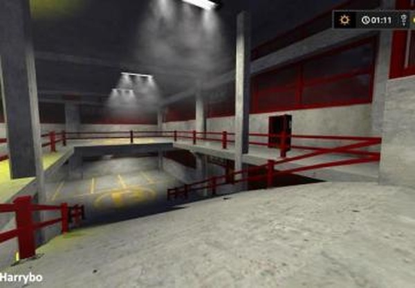 3-х этажный гаражверсия 1.0 для Farming Simulator 2017 (v1.5.x)