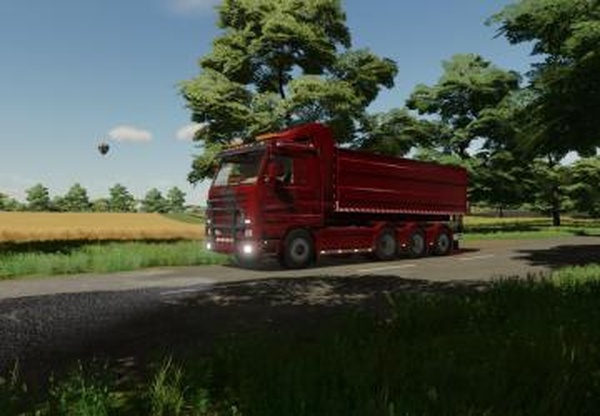 Scania 143M Hookliftверсия 1.2.0.0 для Farming Simulator 2022