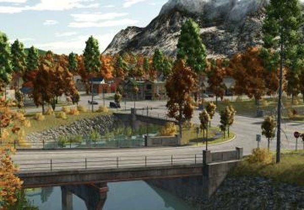 Карта «Goldcrest Valley»версия 1.0.0.1 для Farming Simulator 2025