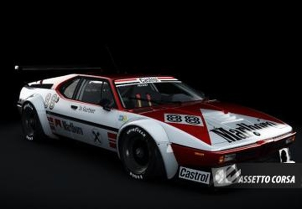 BMW E26 M1 Procar Sверсия 3.5.1 для Assetto Corsa