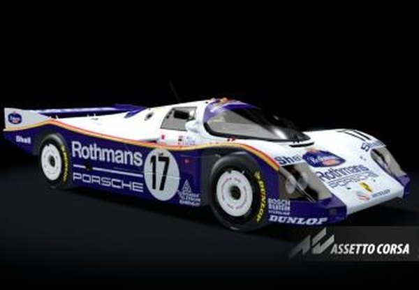Porsche 962Cверсия 1.0 для Assetto Corsa