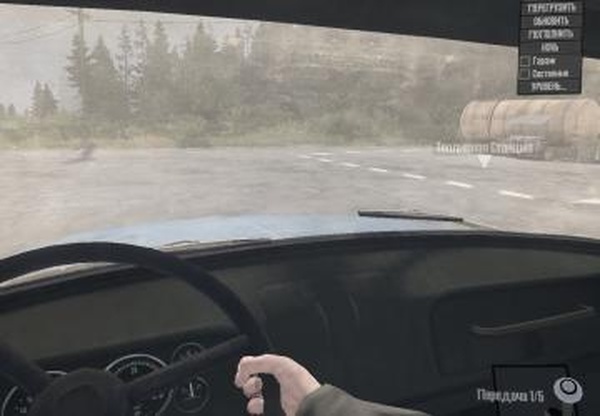 Новая «старая» панель приборов для дефолтаv1.0 для Spintires: MudRunner (v10.06.19)