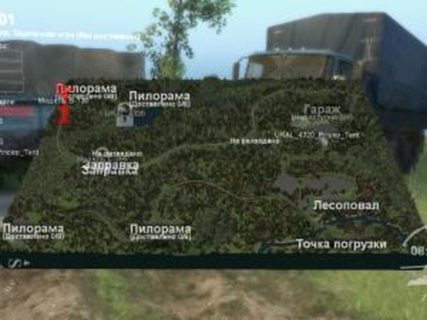 Карта «2001 Hard»версия 2.1 для SpinTires (v03.03.16)