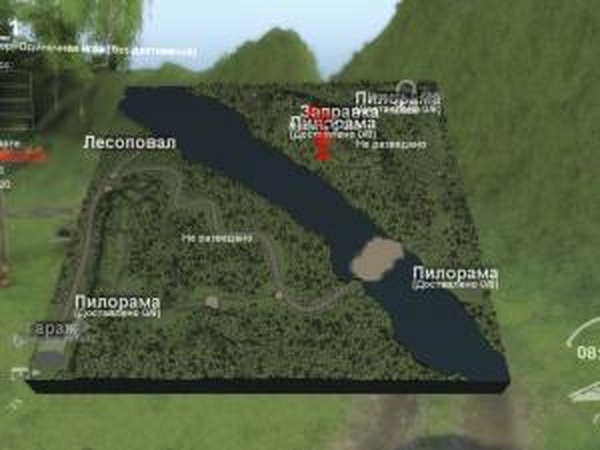 Карта «Где-то в горах»версия 0.1 для SpinTires (v03.03.16)