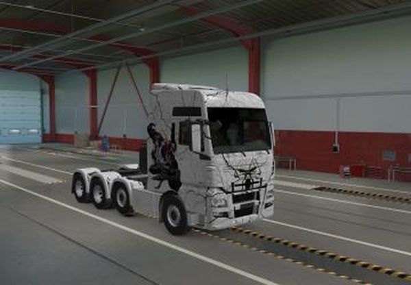 Скин Man XL/XXL Venomверсия 1 для Euro Truck Simulator 2 (v1.45+)