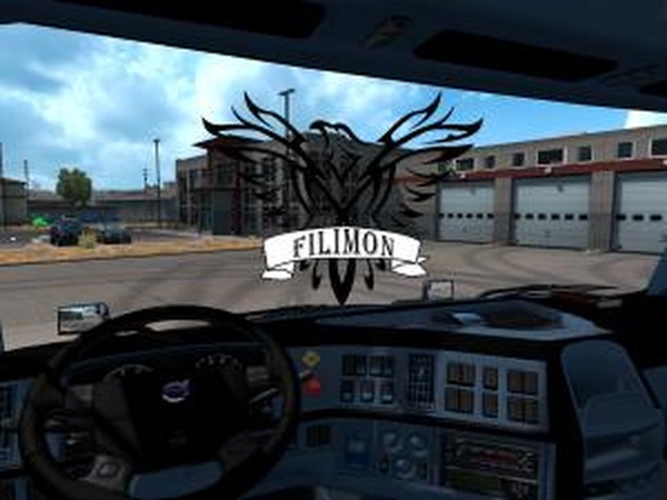 Интерьер для грузовика Volvo VNL670 by Aradethv1.0 для American Truck Simulator (v1.28.x, - 1.30.x)