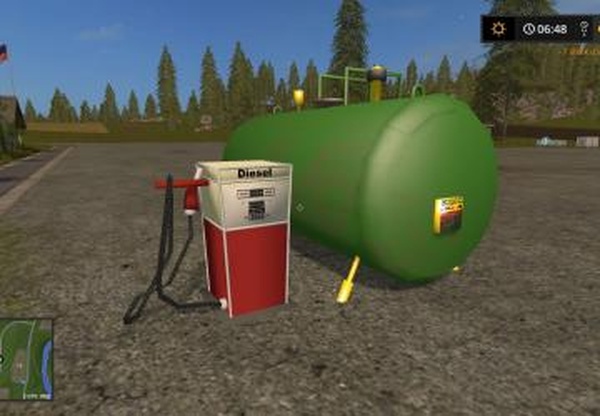Placeable Fuel Stationверсия 1.0 для Farming Simulator 2017 (v1.5.3.1)