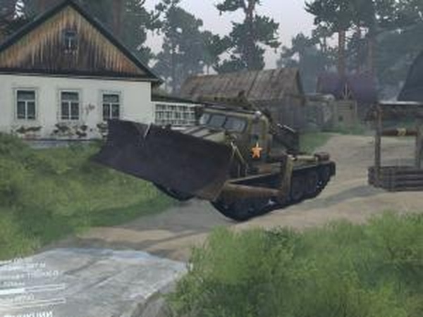 Путепрокладчик «БАТ-М»версия for Shashok75 для SpinTires (v03.03.16)