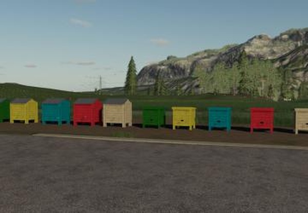 Pack Of Beehivesверсия 1.0.0.0 для Farming Simulator 2019