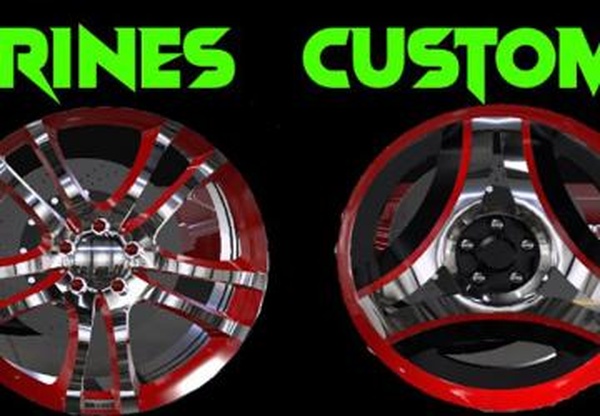 Rines Custom Wheelsверсия 1.0 для Euro Truck Simulator 2 (v1.46.x)