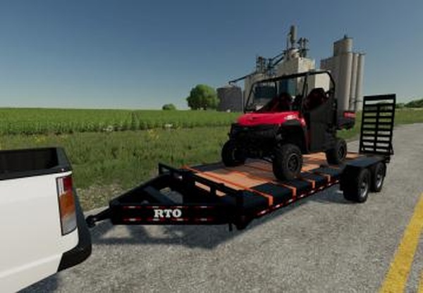 RTO 1274 Flatdeck Trailerверсия 1.0.0.0 для Farming Simulator 2022