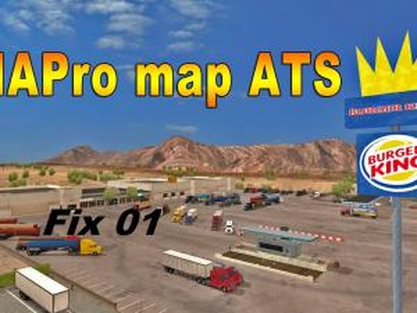 Fix для карты MHAPro ATSверсия 1.0 для American Truck Simulator (v1.29.x, 1.30.x)