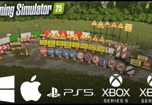 French Temporary Markingверсия 1.6.0.0 для Farming Simulator 2025