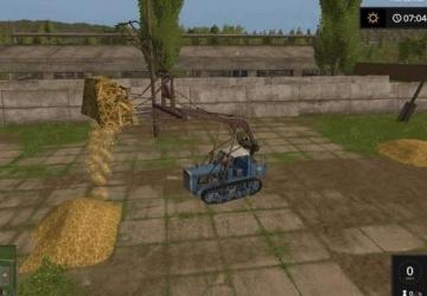 ДТ-75 Стогомётверсия 1.0.0.2 для Farming Simulator 2017 (v1.5.x)