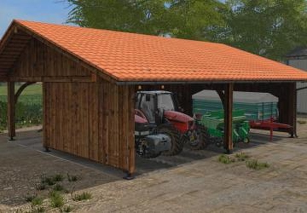 Wood Barnверсия 1.0.0.0 для Farming Simulator 2017 (v1.5.3.1)