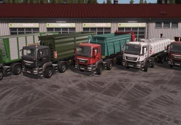 Man TGS AgroTruck Packверсия 1.2 для Farming Simulator 2017 (v1.5.3.1)