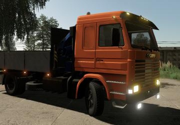 Scania 113H Side doors craneверсия 1.0.0.0 для Farming Simulator 2019 (v1.7.x)