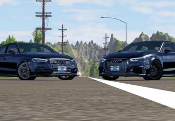 2019 Audi S3/RS3 (8V)версия 1.0 для BeamNG.drive (v0.24)