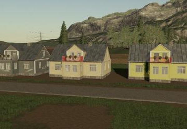 Houses In Polish Styleверсия 1.1.0.0 для Farming Simulator 2019