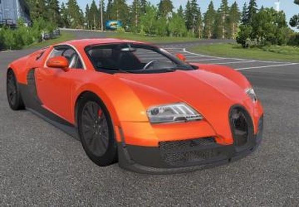 Bugatti Veyronверсия 1.0 для BeamNG.drive (v0.24)