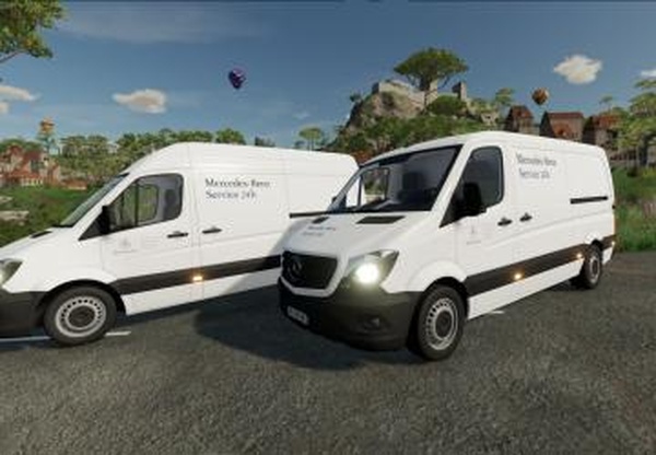 Mercedes Benz Sprinter - 24-hour breakdown servicev1.0.0.0 для Farming Simulator 2022