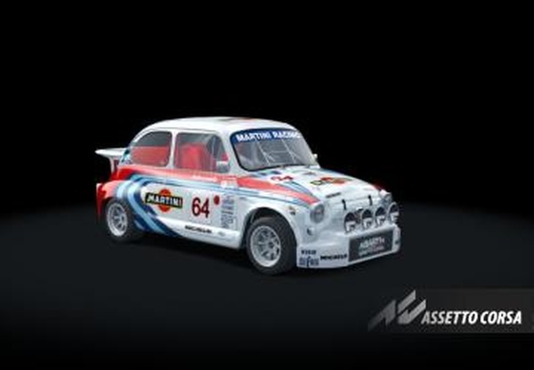Gr2 Abarth 1000версия Rally Gr2 by GR.TEAM 1.0 для Assetto Corsa