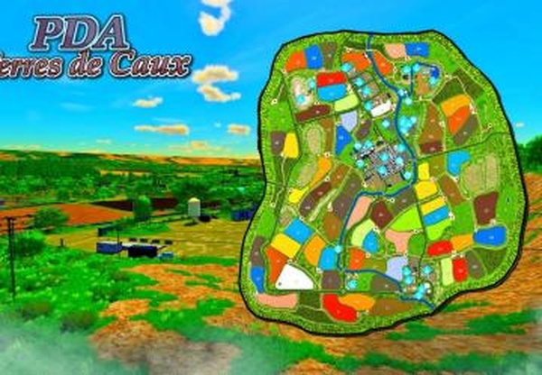 Карта «Terres de Caux»версия 1.1.0.0 для Farming Simulator 2022