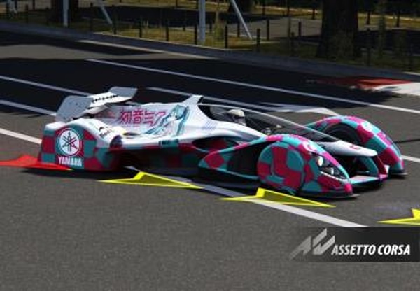 RedBull X2010 #1 Hatsune Miku CFM Liveryv1.0 для Assetto Corsa