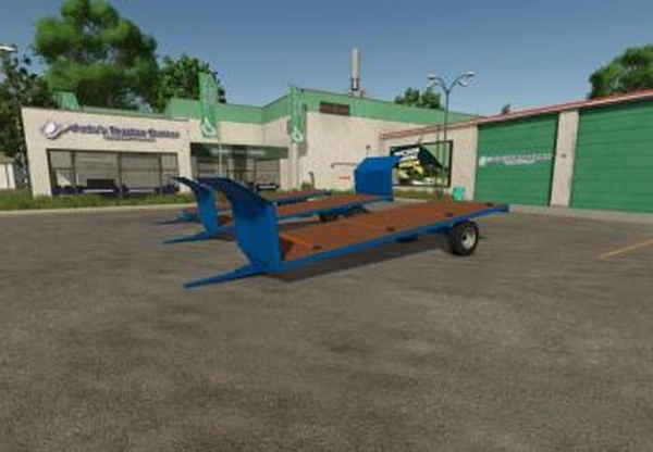 Artisanal flatbed trailerверсия 1.0.0.0 для Farming Simulator 2025