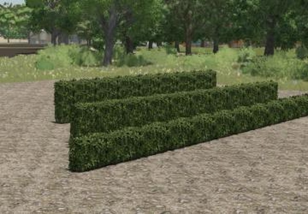 Placeable Hedgeверсия 1.0 для Farming Simulator 2025