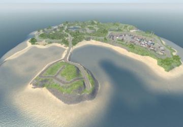 Карта «Section Island»версия 0.7.1 для BeamNG.drive