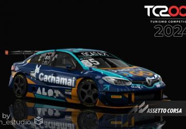 Renault Fluence TC2000 #85 Tiago Pernia 2024v1.0 для Assetto Corsa