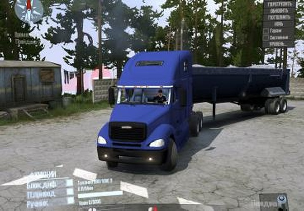 Freightliner Columbiaверсия 1.0 для Spintires: MudRunner (v14.08.19)