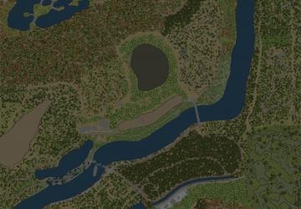 Карта «Лес. Река. Мосты. Осень»версия 25.04.20 для Spintires: MudRunner (v14.08.19)