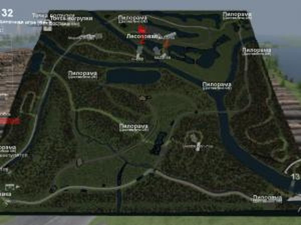 Карта  «Большая вырубка»версия 1.0 для SpinTires (v03.03.16)