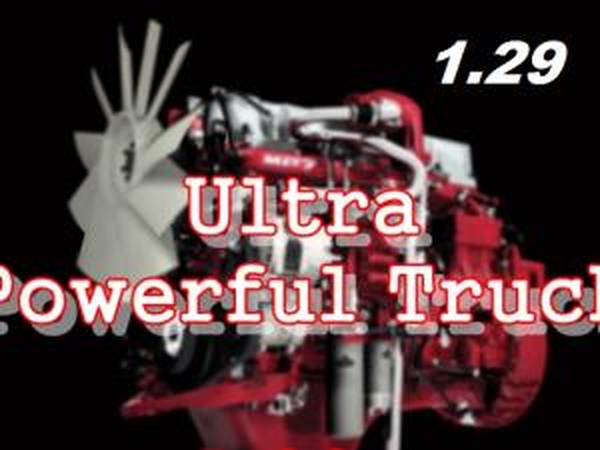 Мощные двигатели для всех грузовиковверсия 1.0 для American Truck Simulator (v1.28-1.30.x)