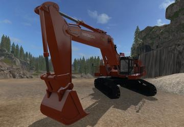 Hitachi EX1200-6версия 1.0.0.0 для Farming Simulator 2017 (v1.5.x)