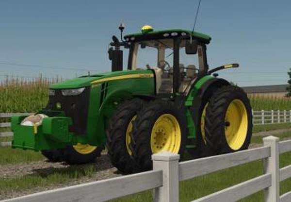 John Deere 8R Series 2014 USверсия 1.0.0.0 для Farming Simulator 2025