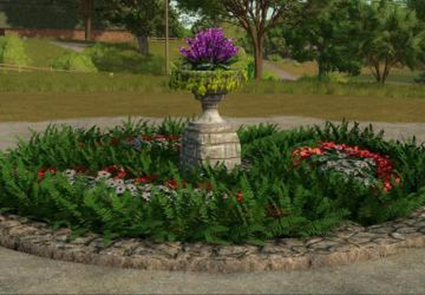 Round flower bedверсия 1.0.0.0 для Farming Simulator 2025