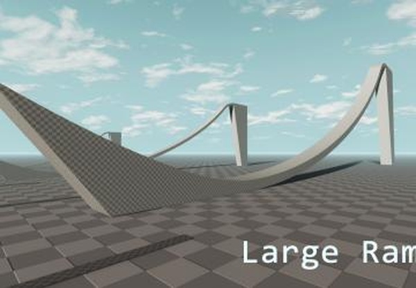 Карта «Simple Ramp»версия 1.0 для BeamNG.drive
