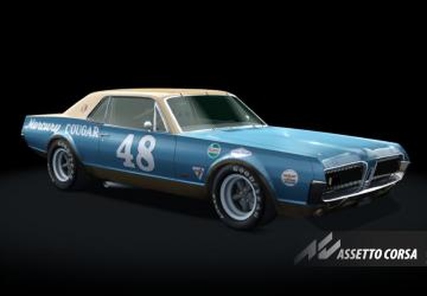 Mercury Cougar 1968версия 1.0 для Assetto Corsa