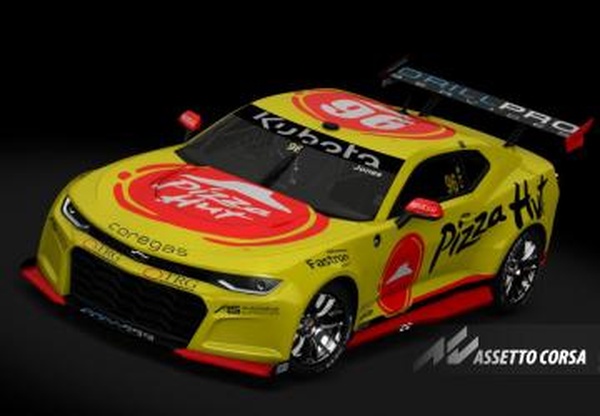 BJR Pizza Hut Yellow 2025версия 1.0 для Assetto Corsa